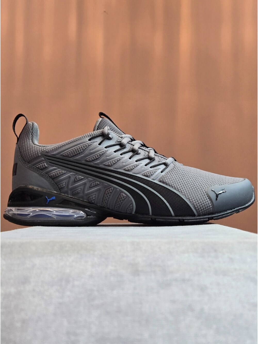PUMA Voltaic Evo - Dark Gray Black Cobalt (379601-04) Men's 8 Women's 9.5 NIB